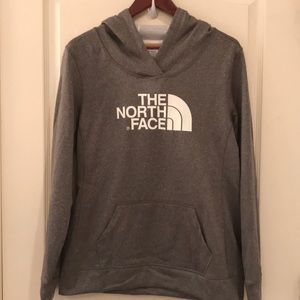 NWOT-Women’s Gray NorthFace Hooded Sweatshirt